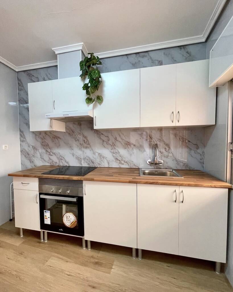cocina low cost para piso en alquiler en Castellón