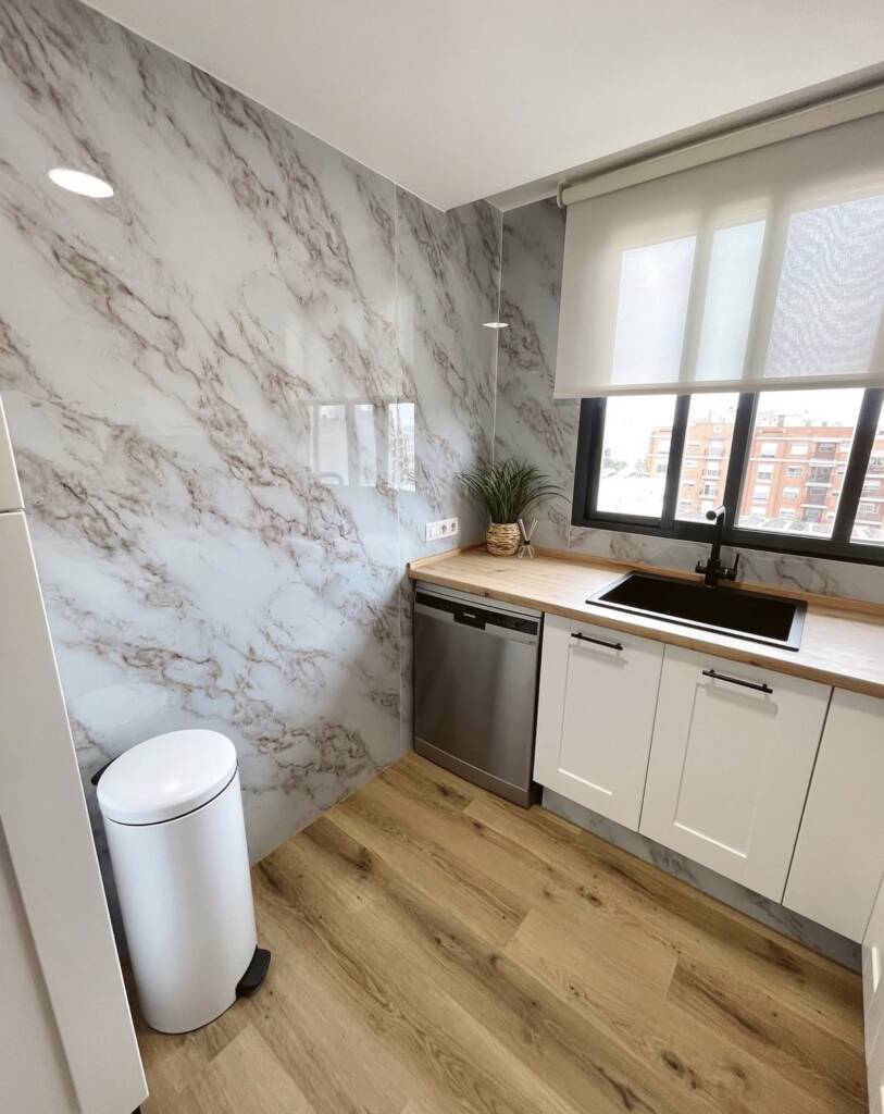 preparación de cocina para reforma sin obra en Castellón