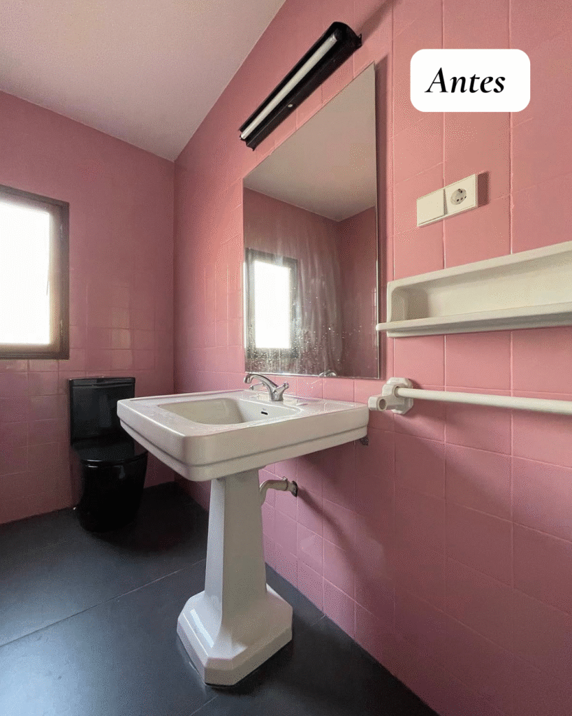 reforma integral de baño en Castellón con acabado moderno