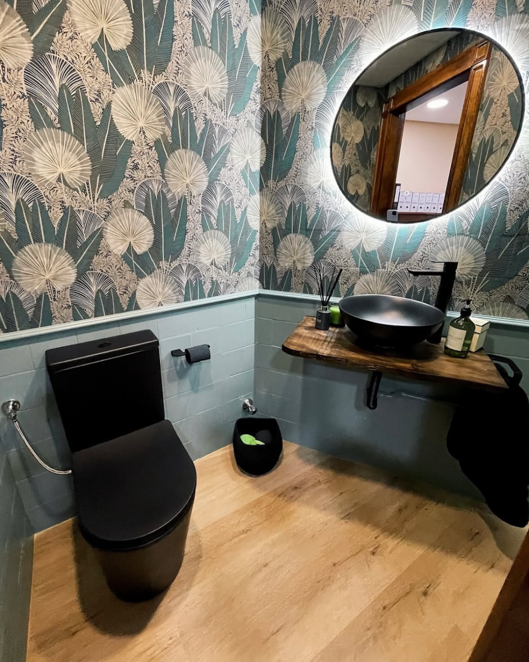 Baño Tropical: reforma de baño sin obra