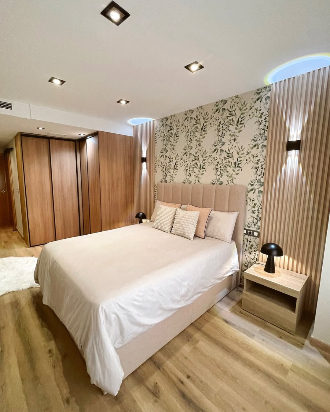 Reforma de dormitorio en Castellón: habitación Luna de Miel